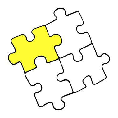 Dünya Otizm Farkındalık Günü. Sancaklar ve web siteleri için tasarım. Otizm sembolünün resmi. Beyaz bir arkaplanda izole edilmiş.