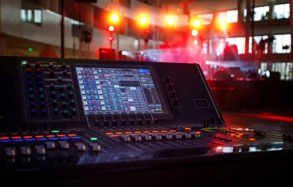 Working Sound Panel Background Concert Stage — Stock Photo, Image
