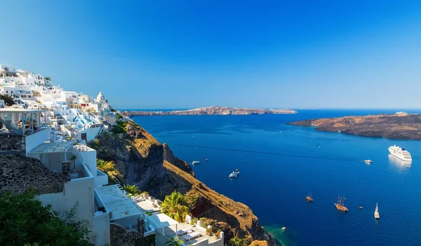 Grecia Islas Cícladas Santorini Thira Ciudad Oia Con Arquitectura Típica — Foto de Stock