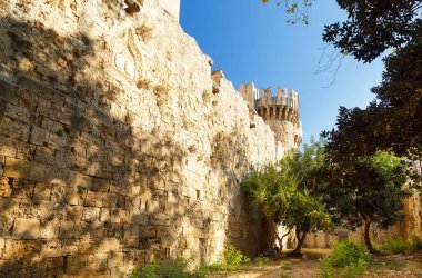 Rodos kalesinin son savunma hattı.