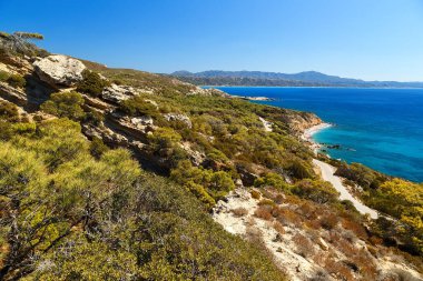 Rodos adasının güzel manzarası.