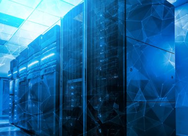 modern iletişim ve sunucu donanımları ile Oda