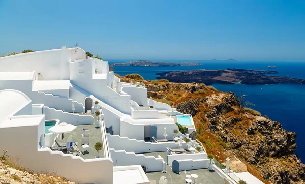 상세하게 건축하고 수있다 산토리니 그리스 — 스톡 사진
