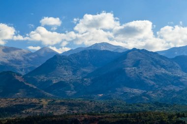 Yunanistan 'ın Güneş Vadisi. Yunanistan 'ın Girit adasındaki güzel Lassithi Platosu.