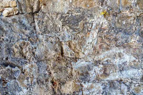 Гранитная Каменная Стена Древний Укрепленный Текстурированный Фон — стоковое фото
