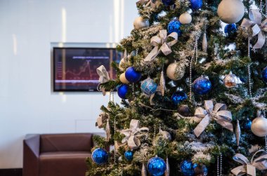 Noel ağacı Tv programları iş iç arka planda