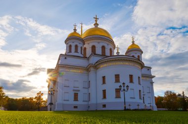 Rusya Ekaterinburg sonbaharda Hıristiyan Kilisesi