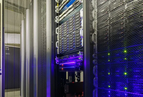 Sala server data center — Foto Stock