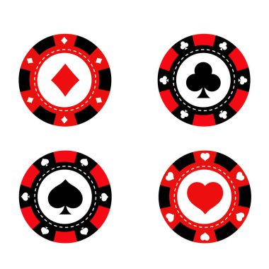 Kumarhane takımı. Kumarhane fişleri. Poker çipi