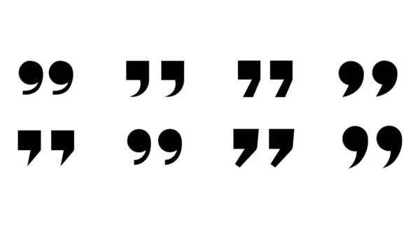 Basit bir koleksiyon. Beyaz arkaplandaki atıflar için şablon koleksiyonu - stok vektörü.