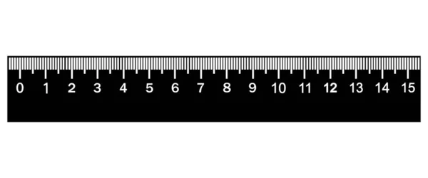 Zentimeter Für Zentimeter Vektorillustration — Stockvektor