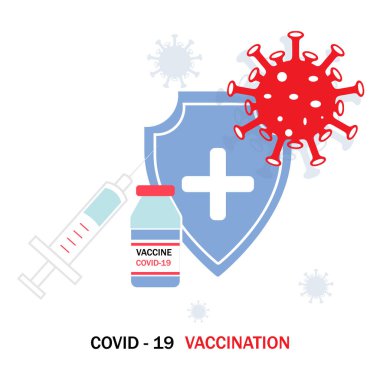 Coronavirus aşısı enjeksiyonu. COVID-19 'a karşı aşı
