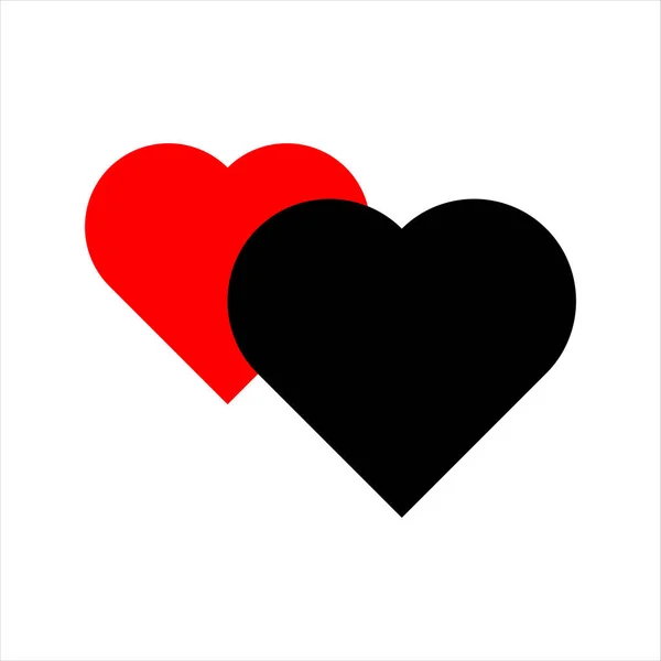 Hearts Icons Heart Variations Stock Vector — Image vectorielle