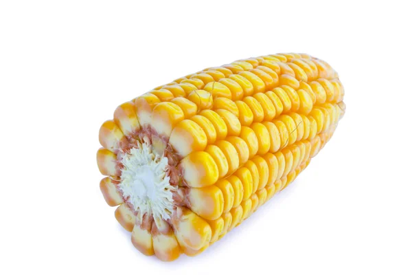 Kukuřice izolované na bílém pozadí — Stock fotografie