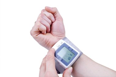 Ölçüm tansiyon yakın çekim