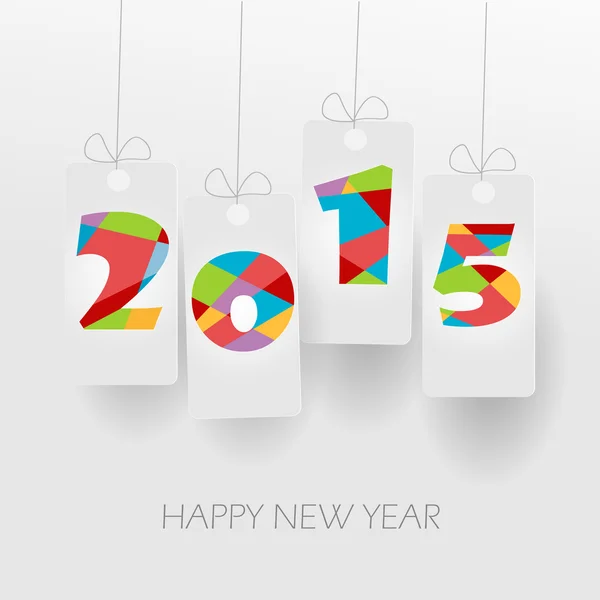 Yeni yıl 2015 arka plan — Stok Vektör