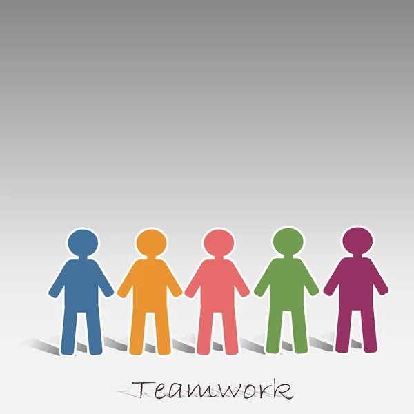 Team work Concept — Stock Vector