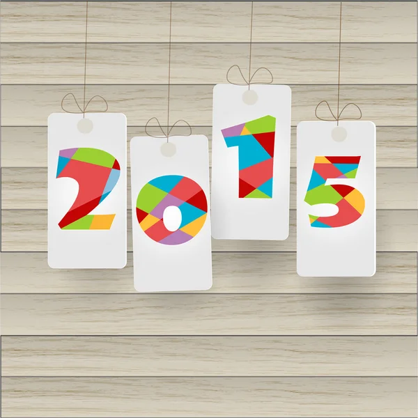 Nový rok 2015 pozadí — Stockový vektor