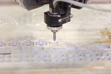 Waterjet metal kesme cnc program tarafından