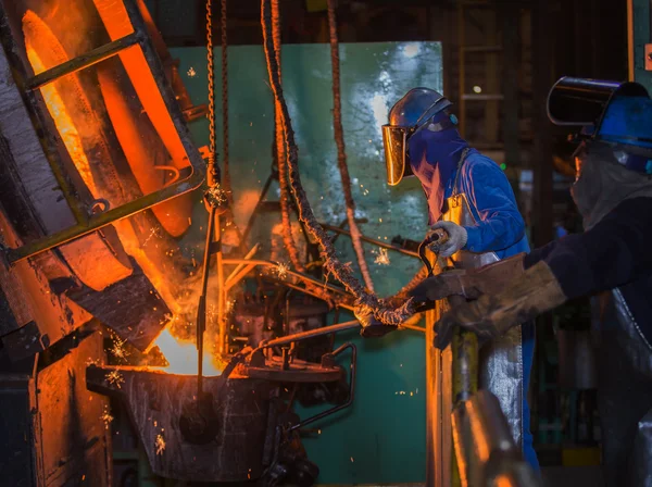 Producción, producción matalúrgica — Foto de Stock