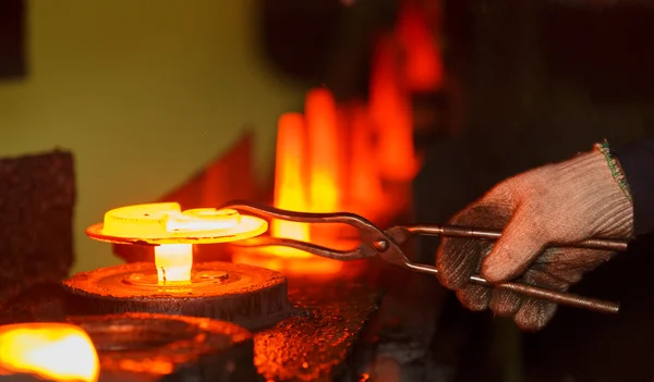 Hot forging production line — Stock Photo, Image