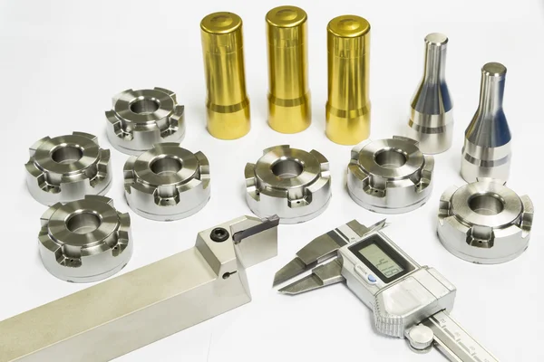 High precision automotive machining mold and die parts — Stock Photo, Image