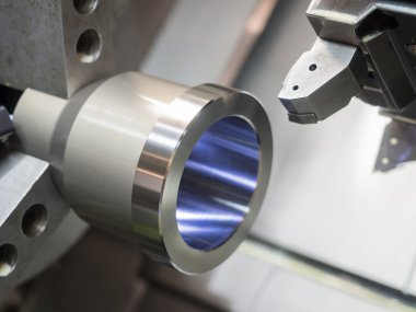 Endüstriyel metal kesici alet Cnc l ile ilgili tarafından işleme işlemi çalışması