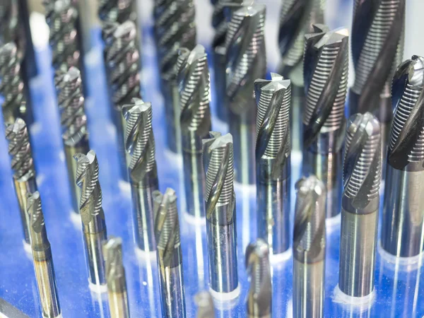 Carbide skärande verktyg för skärande precision del — Stockfoto