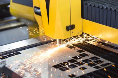 CNC lazer kesme metal levhası