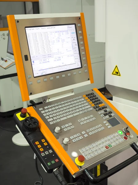 CNC stroj ovládací panel — Stock fotografie