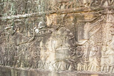 Kamboçya, Angkor Wat ormanında terk edilmiş bir şehir..
