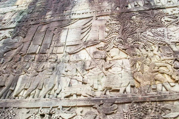 Καμπότζη Μια Εγκαταλελειμμένη Πόλη Στη Ζούγκλα Του Angkor Wat — Φωτογραφία Αρχείου