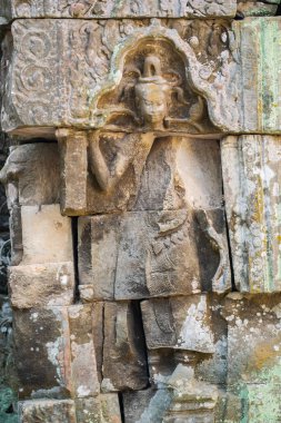 Kamboçya, Angkor Wat ormanında terk edilmiş bir şehir..