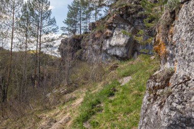 Dağlar, ormanlar, güney Uralların nehirleri..