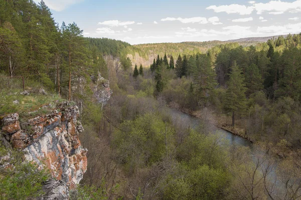 Montagnes Forêts Rivières Sud Oural — Photo