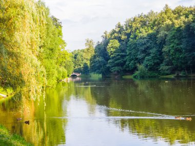 Moskova Parkı Tsaritsyno yaz aylarında