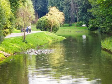 Moskova Parkı Tsaritsyno yaz aylarında