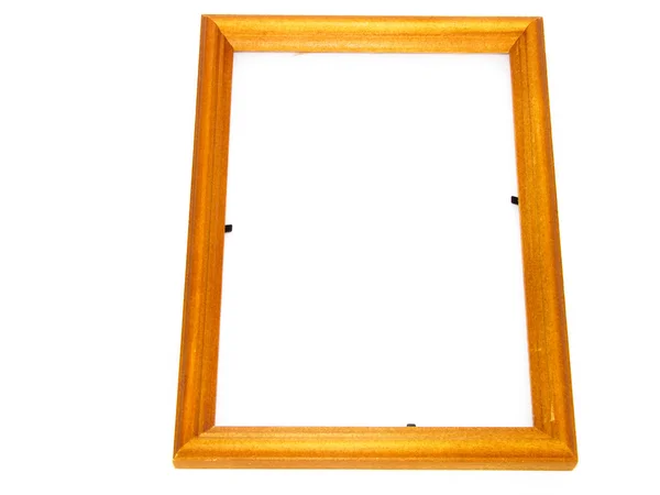 Wooden frame for paintings or photographs. — Stock Photo, Image