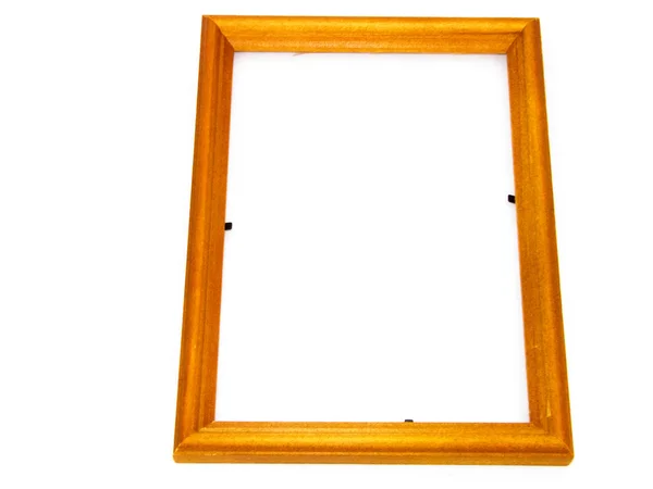 Wooden frame for paintings or photographs. — Stock Photo, Image
