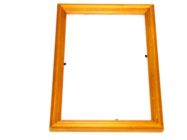 Wooden frame for paintings or photographs. — Stock Photo, Image