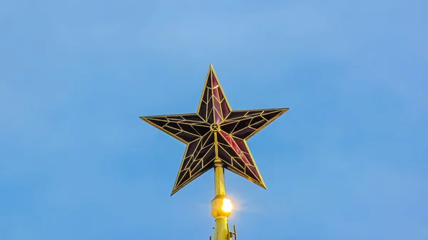 Hvězda na věž Spasskij Tower — Stock fotografie