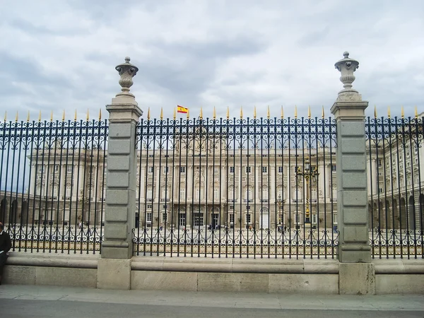 Madrid. façade du palais royal — Photo