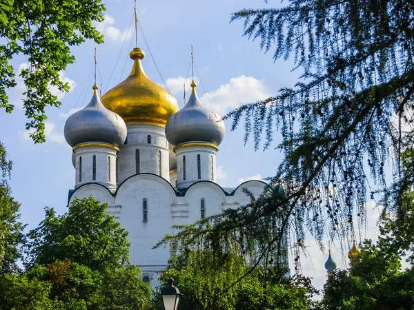 Novodevichy Convent. Smolensky Cathedral. Moscow — Stock Photo, Image