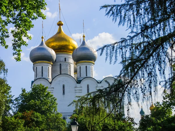 Novodevichy Convent. Smolensky Cathedral. Moscow — Stock Photo, Image