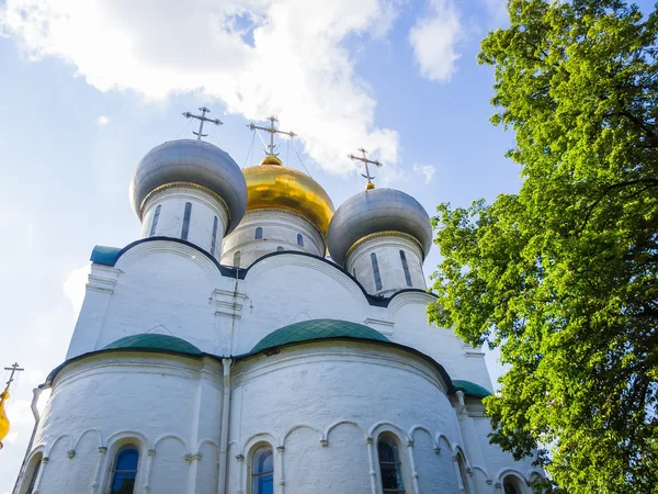 Novodevichy Convent. Smolensky Cathedral. Moscow — Stock Photo, Image