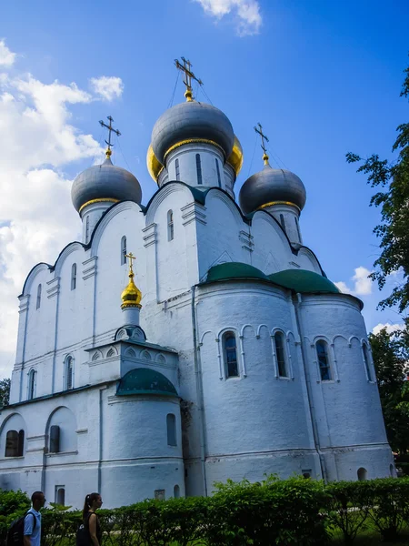 Novodevichy Convent. Smolensky Cathedral. Moscow — Stock Photo, Image