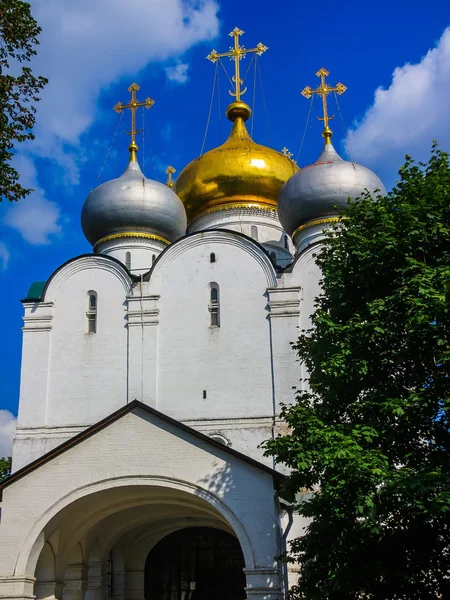 Novodevichy Manastırı. Smolensky Katedrali. Moskova — Stok fotoğraf