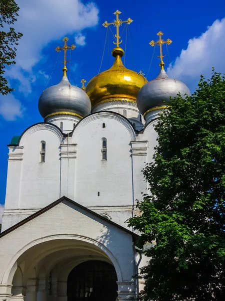 Novodevichy Manastırı. Smolensky Katedrali. Moskova — Stok fotoğraf