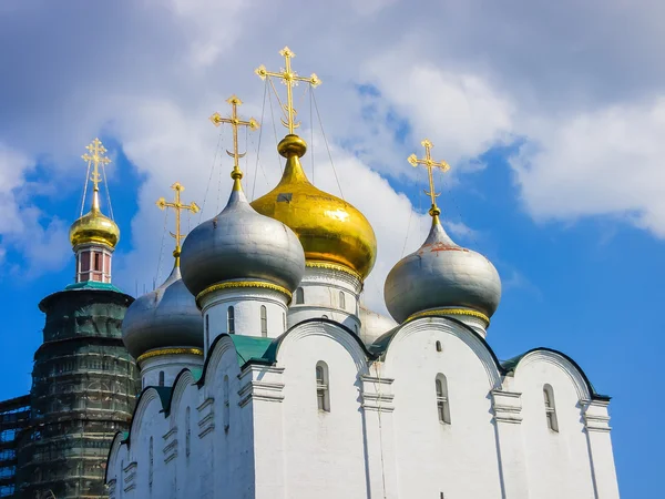 Novodevichy Convent. Smolensky Cathedral. Moscow — Stock Photo, Image