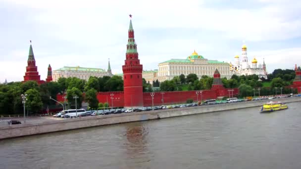 Moscovo Kremlin, lapso de tempo — Vídeo de Stock